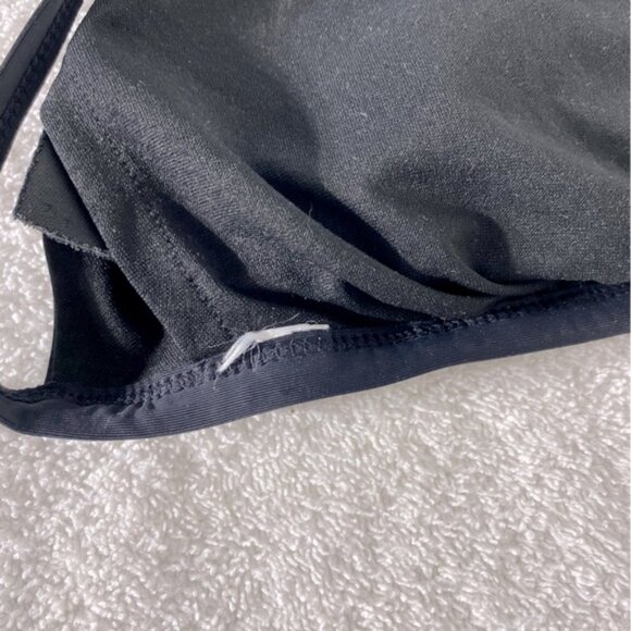 5/$25 La Vie Wn Rose Stylish Black Bikini Set W Scrunch Bottom XL - Picture 5 of 15